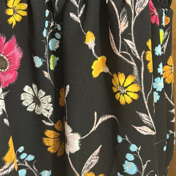 Haptics Chic Floral Women's Dress - Black and Multicolor - Picture 3 of 4